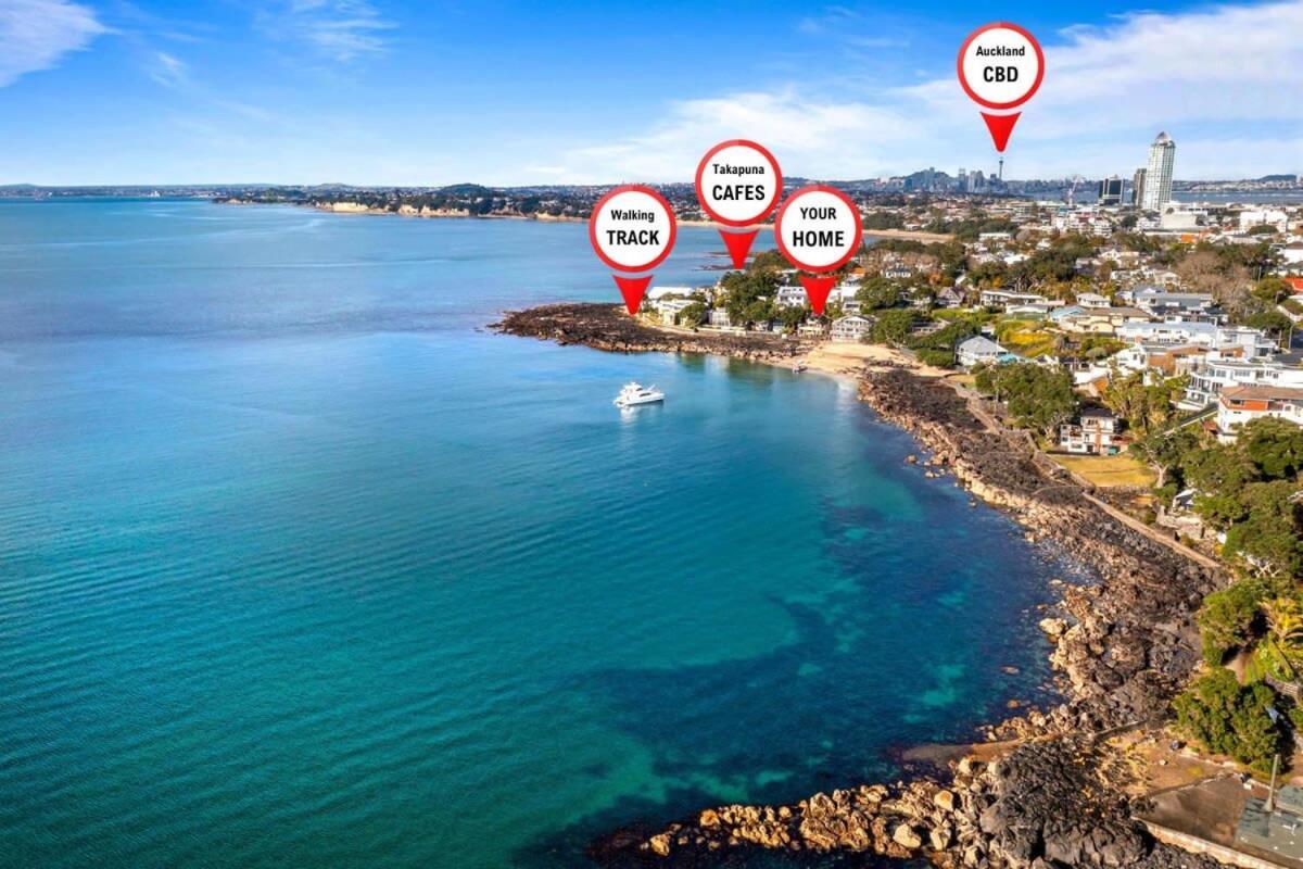 Takapuna Beachfront W Stunning Views Auckland Buitenkant foto